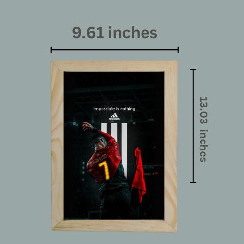 Cristiano Ronaldo - Impossible is Nothing Framed Print