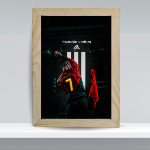 Cristiano Ronaldo - Impossible is Nothing Framed Print