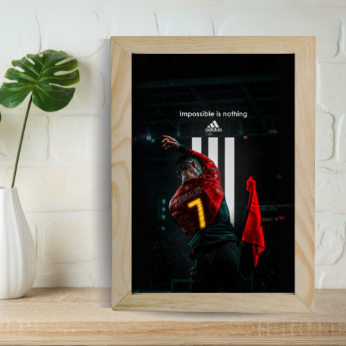 Cristiano Ronaldo - Impossible is Nothing Framed Print