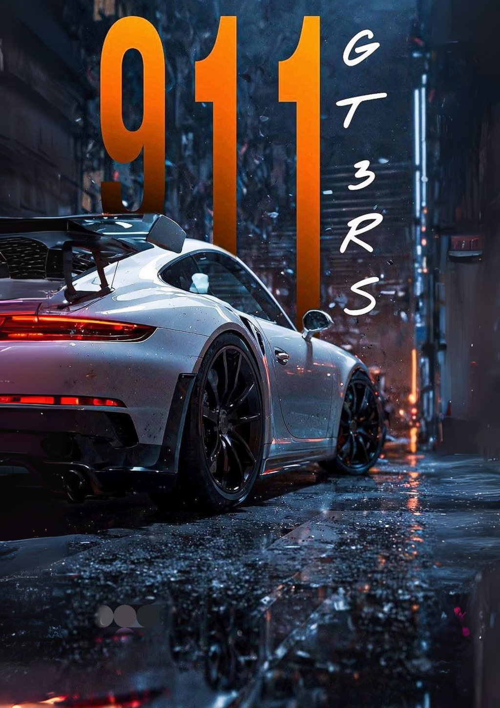 Porsche 911 GT3 RS - Framed Supercar Art