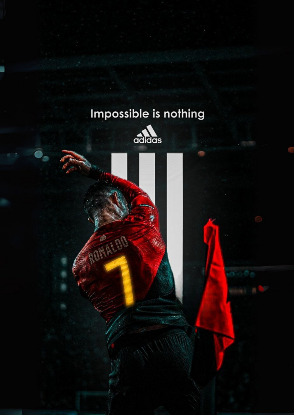Cristiano Ronaldo - Impossible is Nothing Framed Print