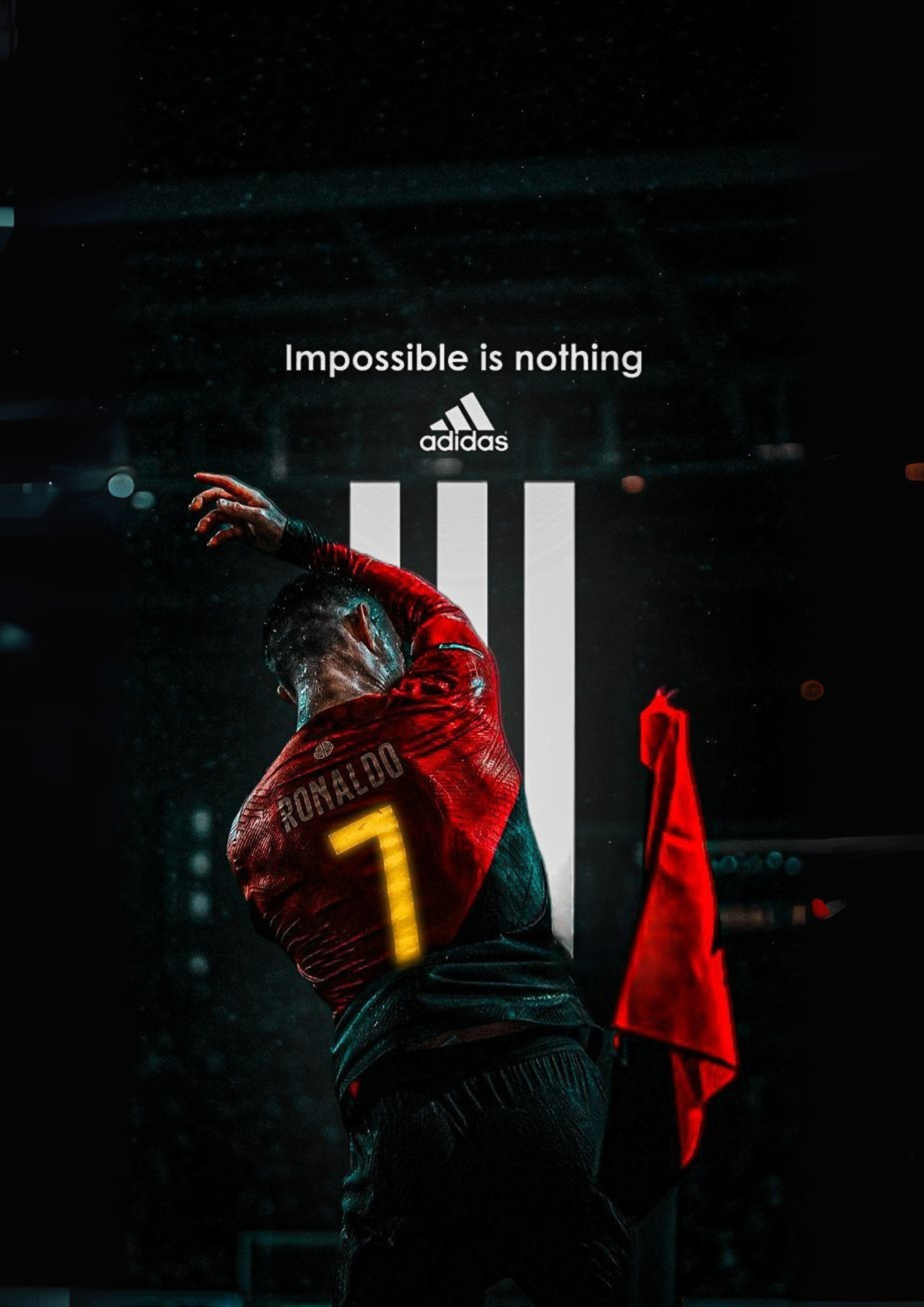 Cristiano Ronaldo - Impossible is Nothing Framed Print